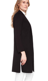 Up! Black light, Ponte lined long jacket