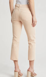 Oat Ny  Mid Rise Cropped Mini Flare