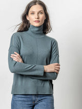 Lilla P Relaxed Turtleneck Sweater