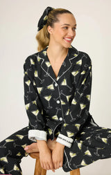 PJ Salvage Merrier With A Martini 3-Piece Flannel PJ Set
Regular price