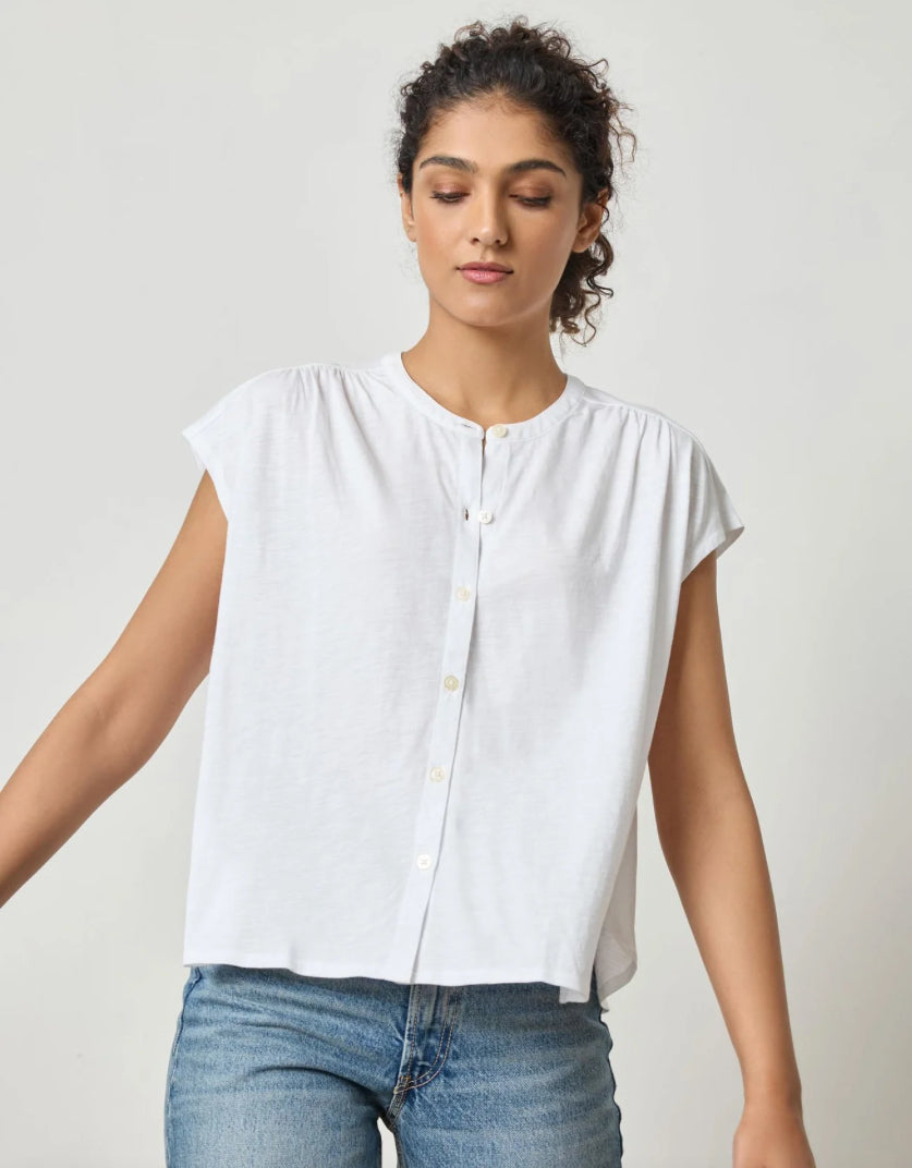 Lilla P Relaxed Button down Tee