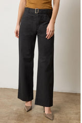 Lilla P Slant Pocket Twill Pant