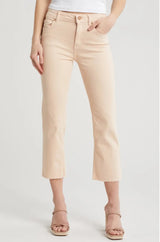 Oat Ny  Mid Rise Cropped Mini Flare