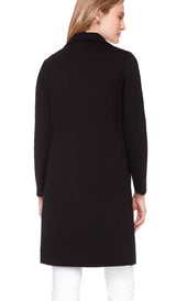 Up! Black light, Ponte lined long jacket