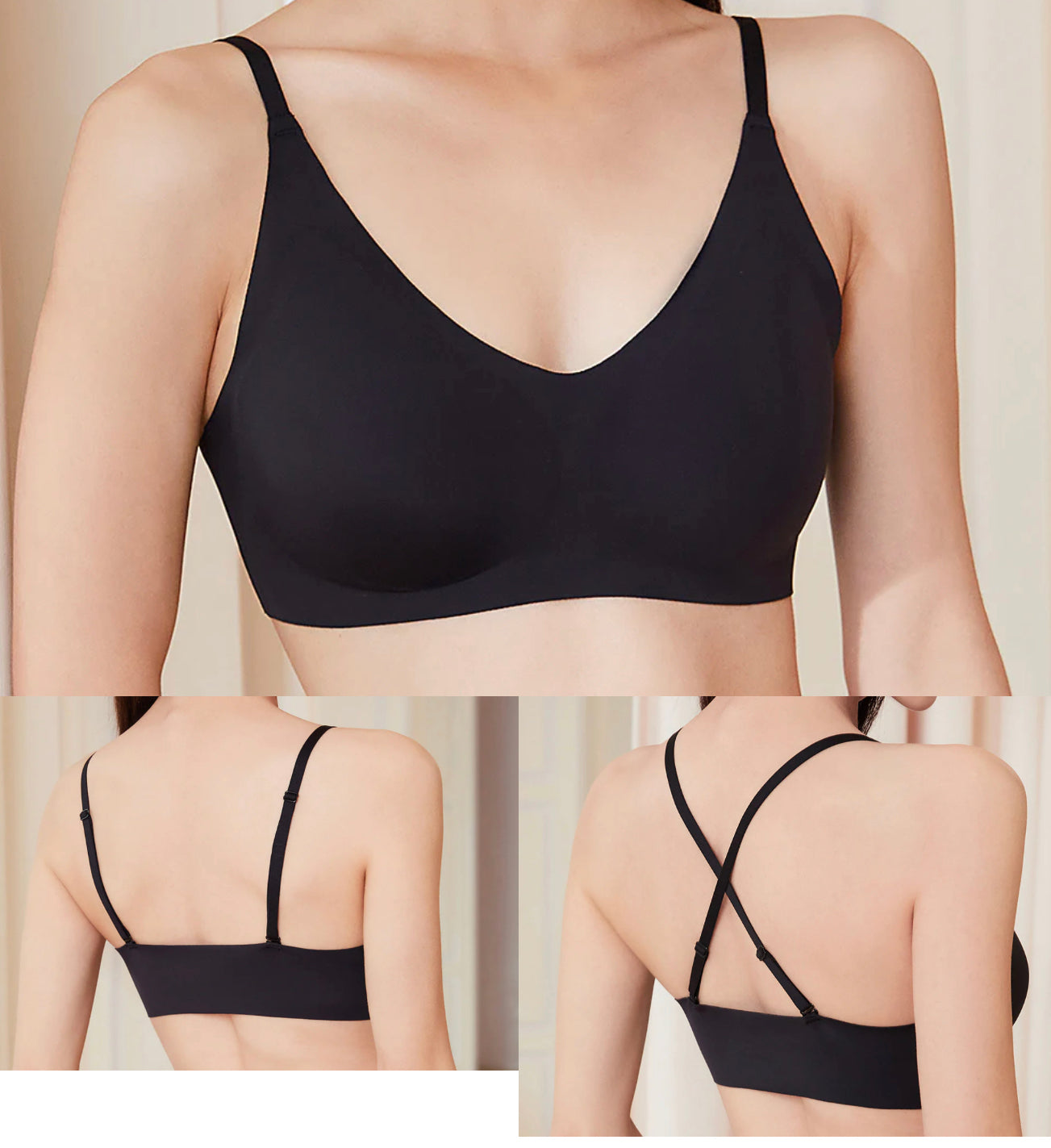 Only Bra Adjustable bra black