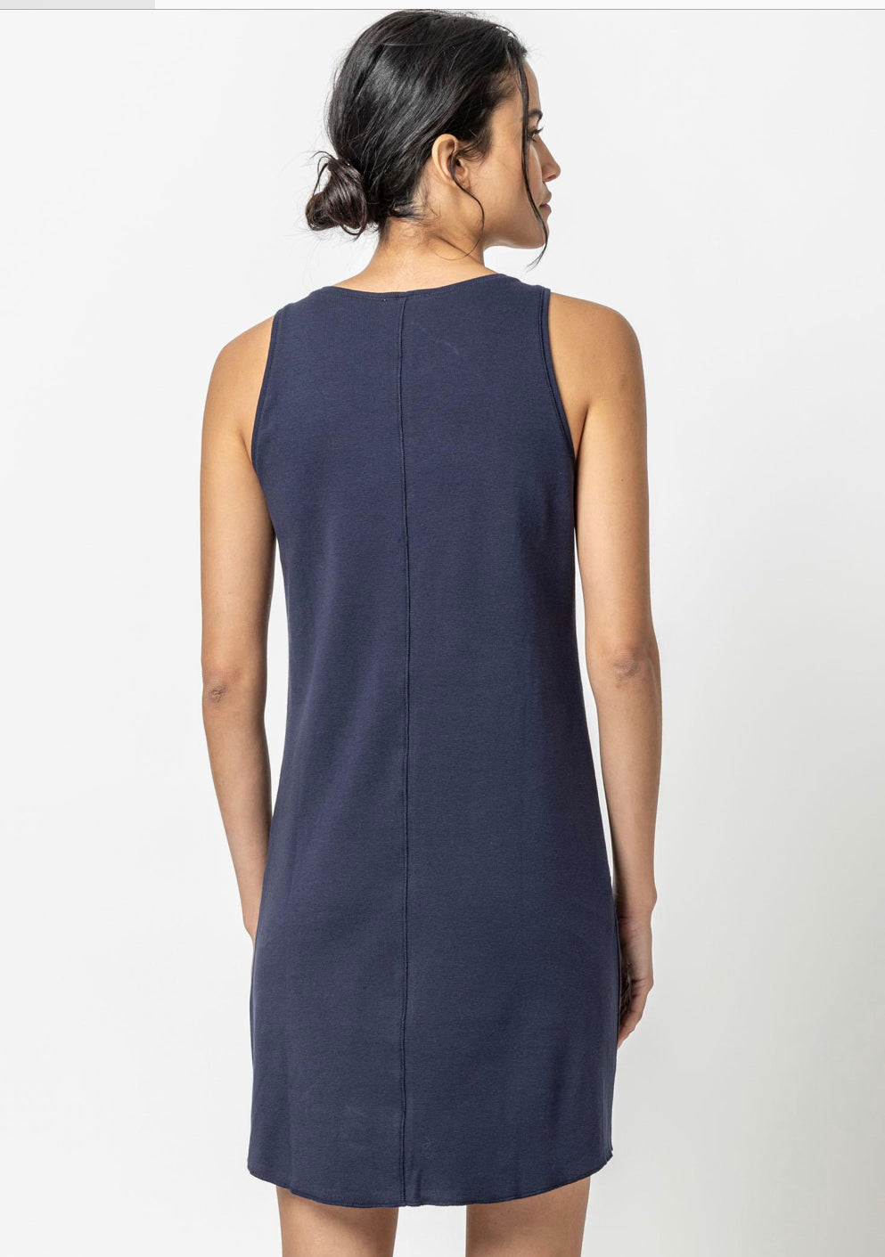 Lilla P High Neck Dress - Dark Navy