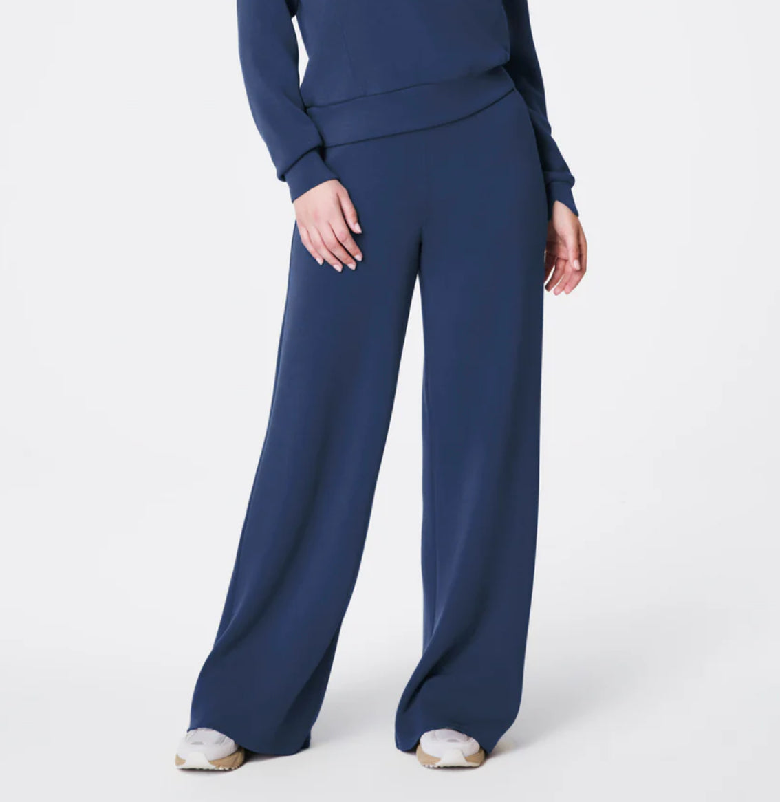 Spanx Air Essentials Wide Leg Pant Blue