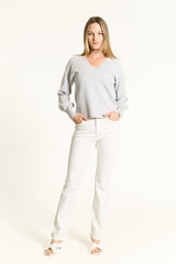 Oat V neck Sweater