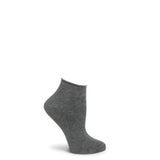 Ozone Pima Cotton Roll Top Ankle Zone Sock