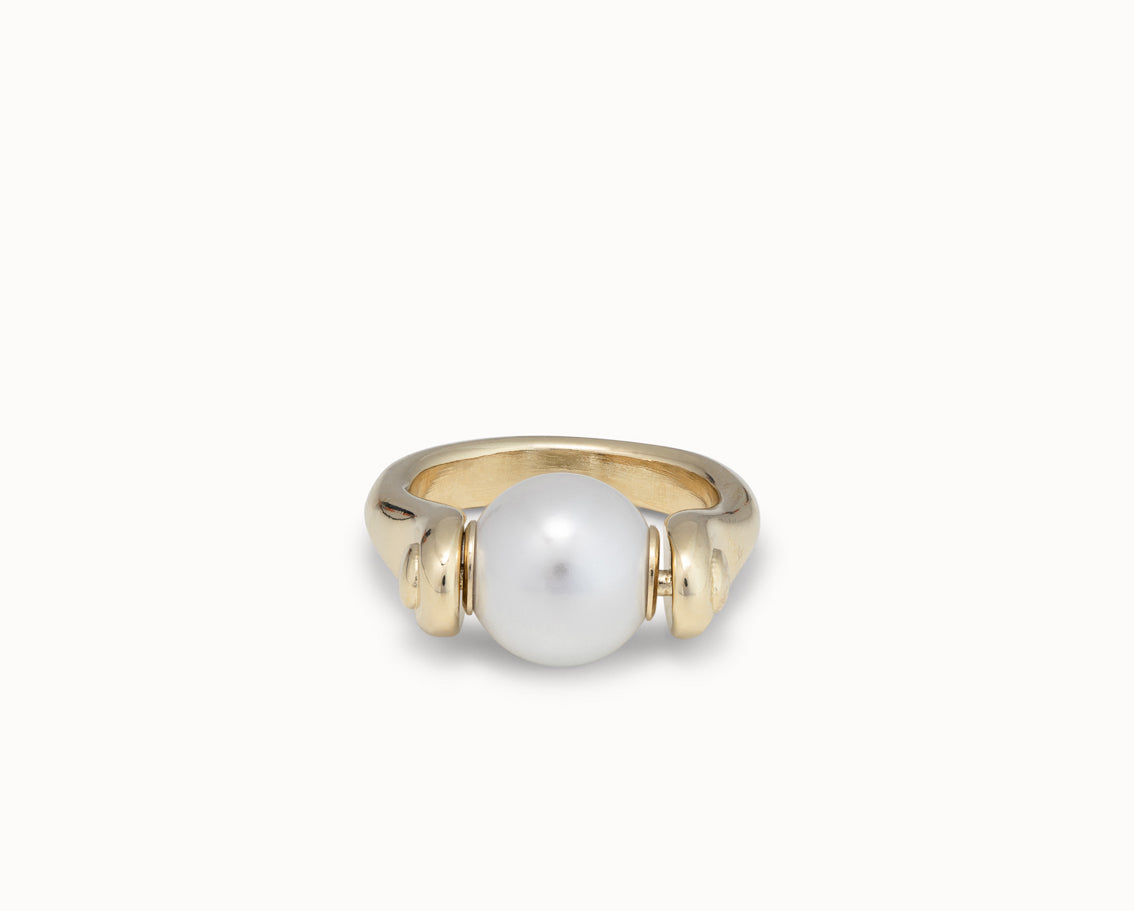 Uno Full Pearl Moon Ring