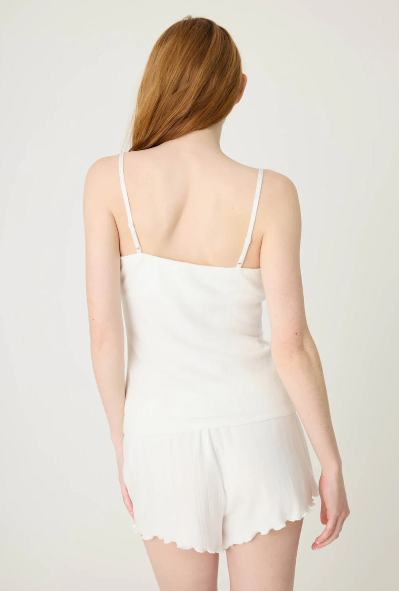 PJ Salvage Cami Pointelle Essential tank