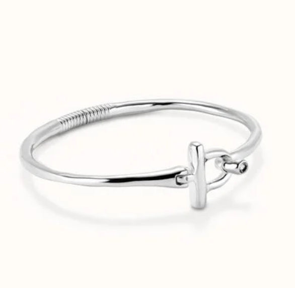 Uno de 50 Silver clasp bracelet