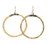 Erin Gray wire wrapped hoop