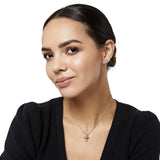 Brighton Meridian Two Tone Mini Cross Necklace JM7290
