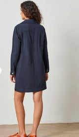 Lilla P Split Neck Collared Dress