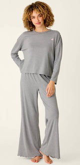 PJ Salvage Set Icon Stripes Dark Grey