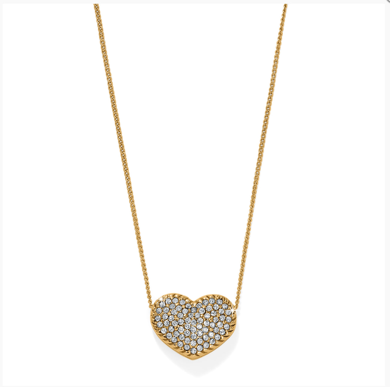 Brighton Illumina Celeste Heart Bold Necklace JM7731