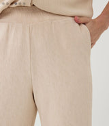 Esqualo  trousers wide elastic Crinkle