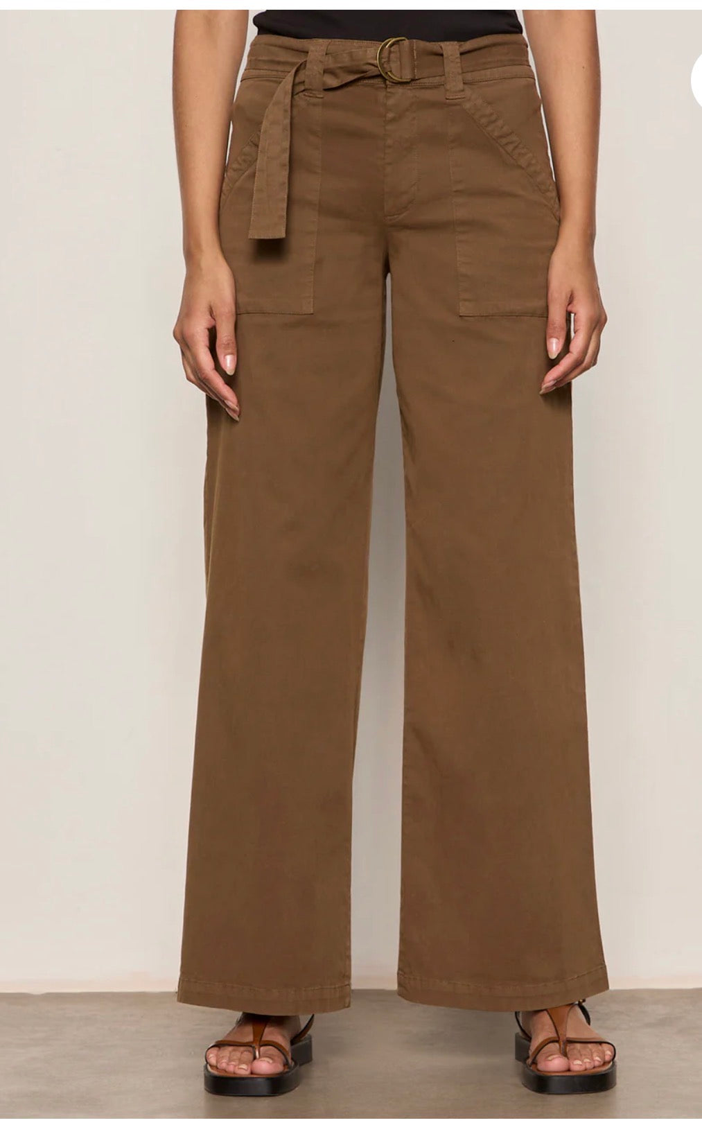 Sanctuary Soft Polished Wide Leg Trouser