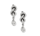Brighton Interlock Single Knot Silver earrings JA0135