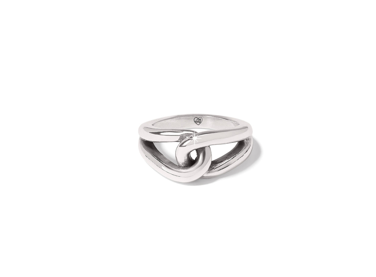 Brighton interlock curve ring