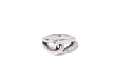 Brighton interlock curve ring