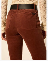 Sanctuary Play Date Corduroy Bootcut Burnt Cocoa