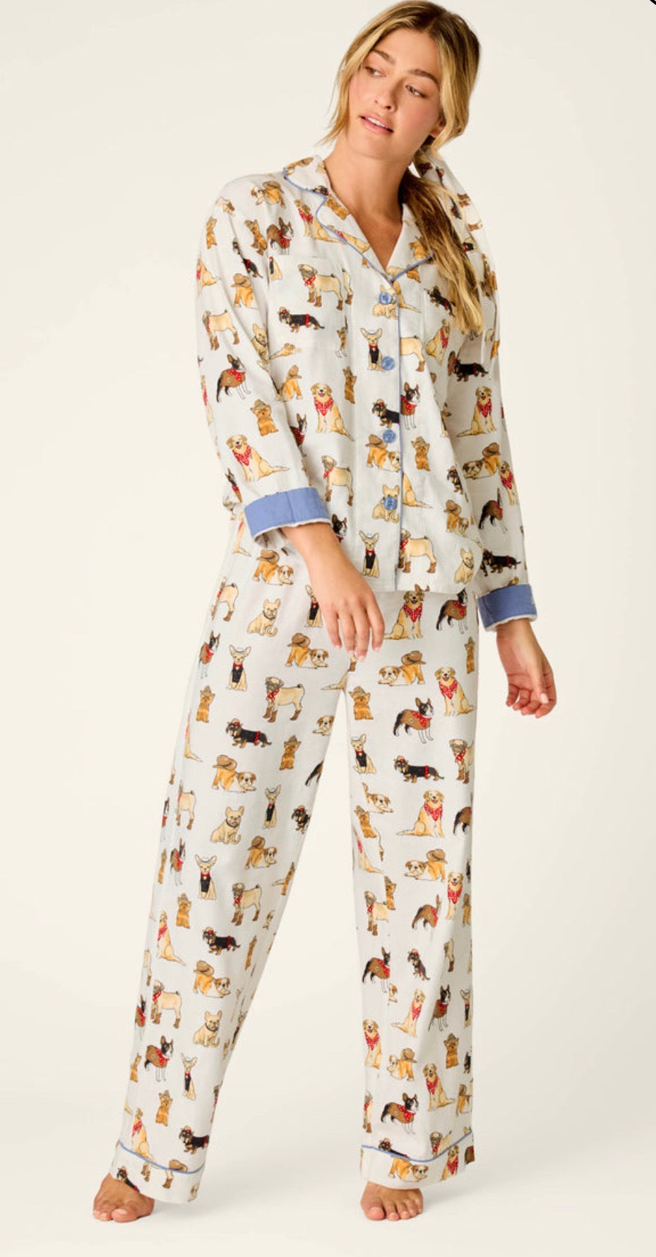PJ Salvage Set Forever Fav Flannels Ivory