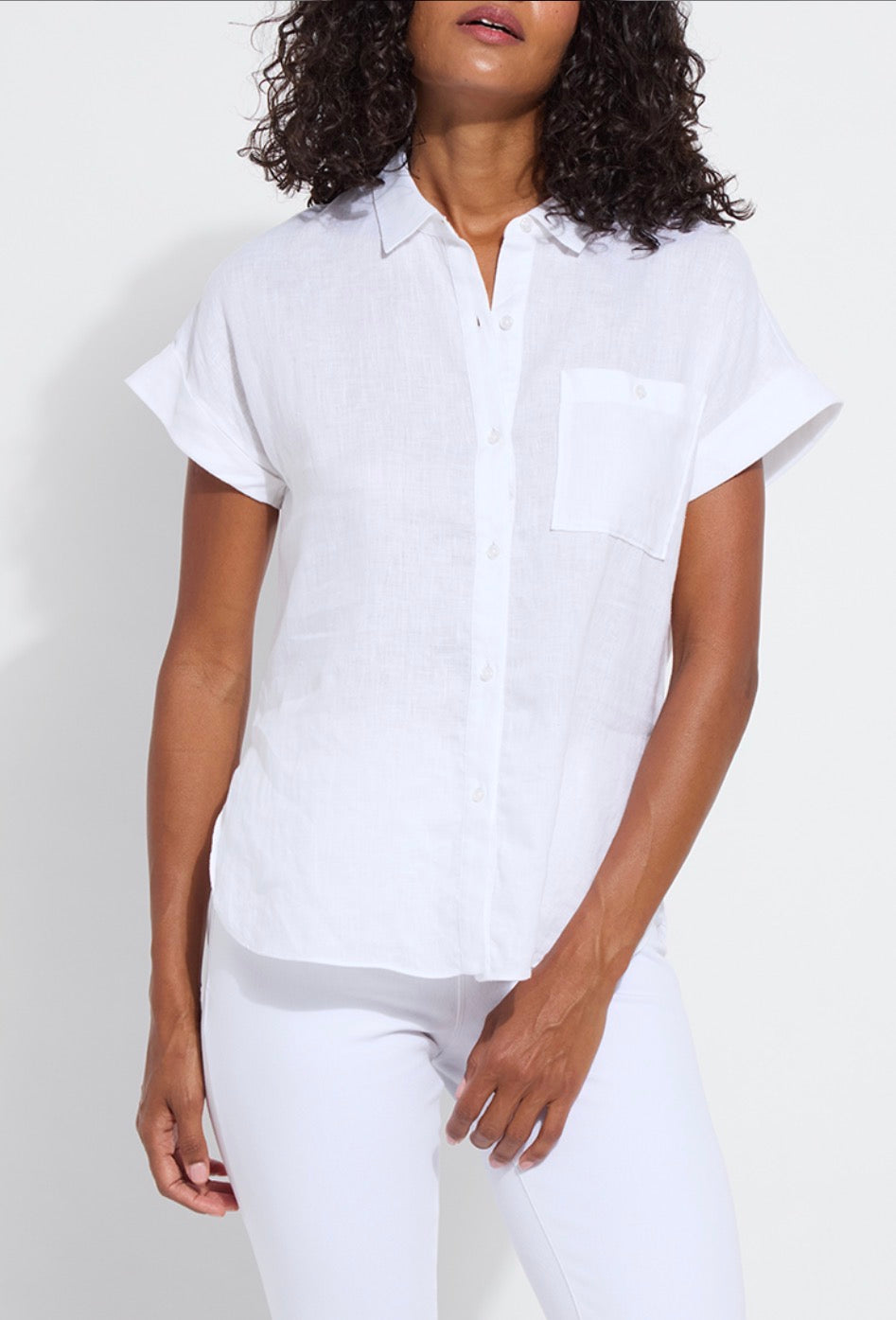 Lysse Lyla Linen Short Sleeve Shirt