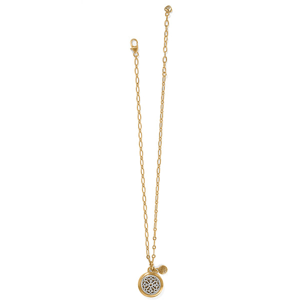 Brighton Ferrara Two Tone Luce Small Pendant Necklace JM7440