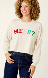 PJ Salvage Merry Sweatshirt