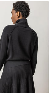 Lilla P Raglan turtleneck sweater