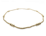 Erin Gray Gold Filled waterproof 2mm+4mm14k necklace 16”