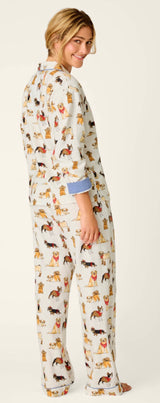 PJ Salvage Set Forever Fav Flannels Ivory