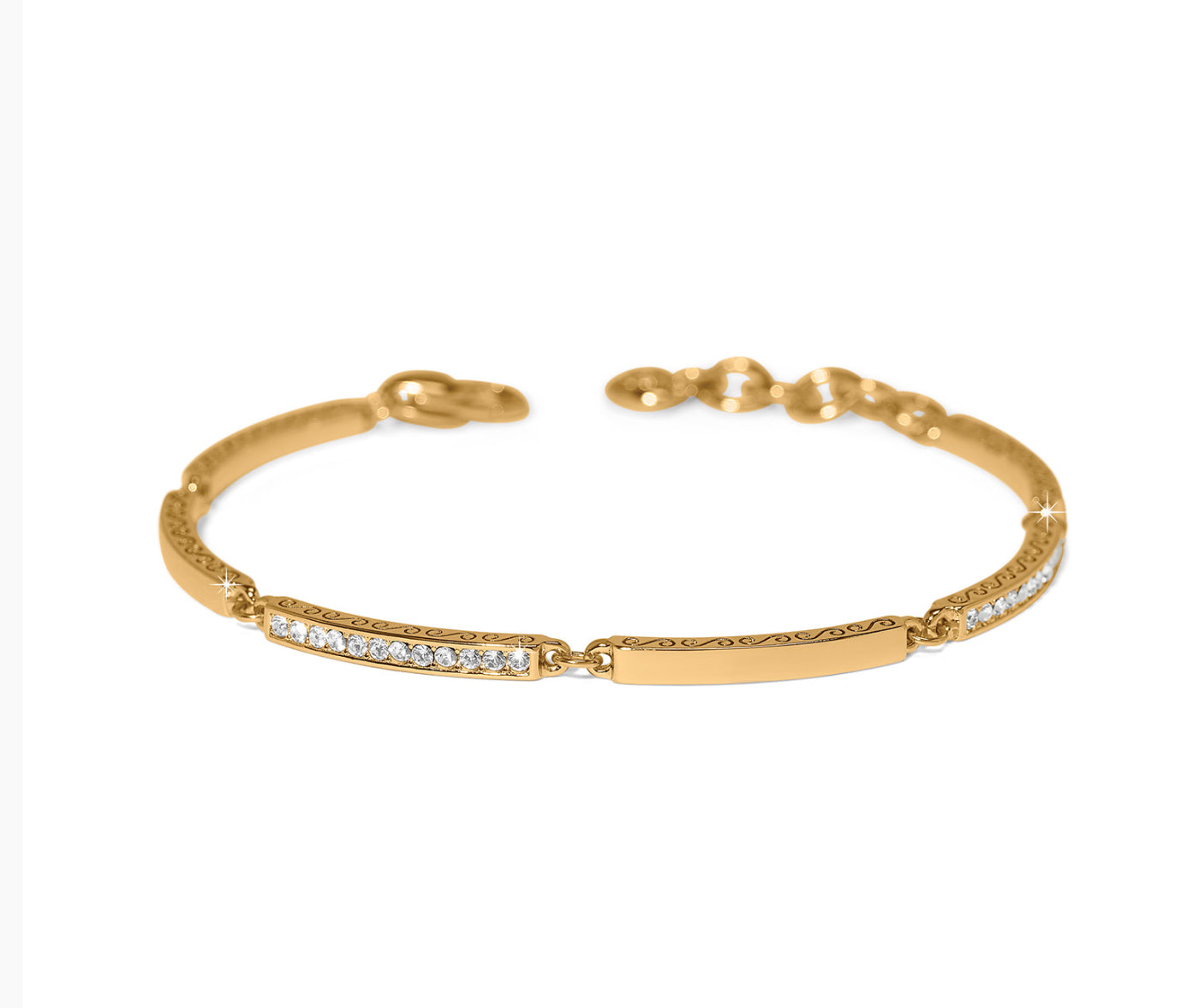 Brighton Meridian Geo Bar Gold Bracelet