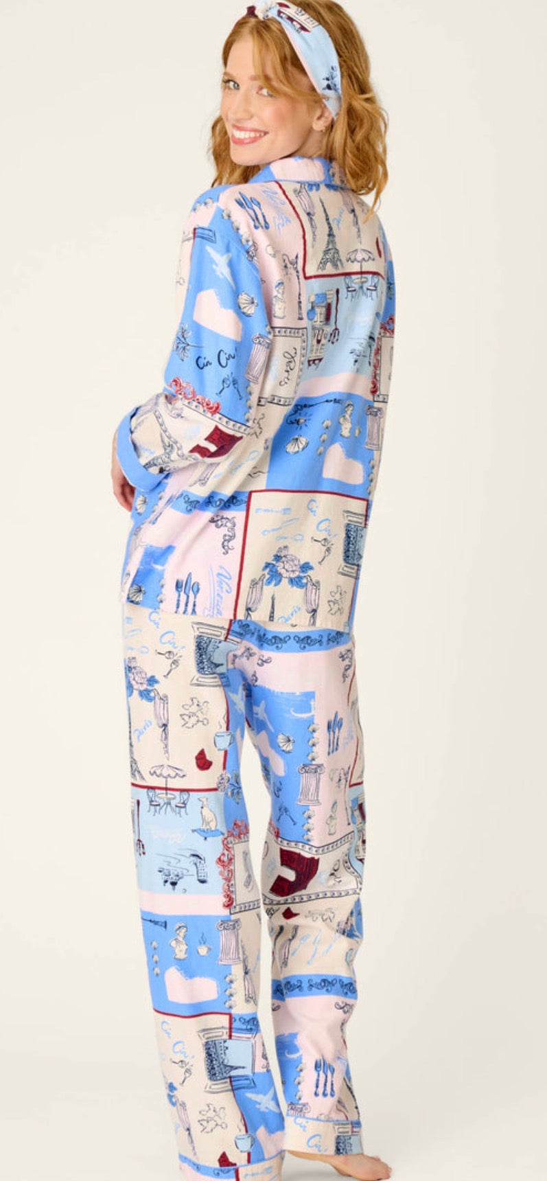 PJ Salvage Flannel Dove Blue