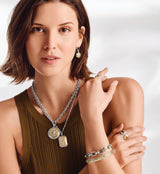 Brighton Mosaic Nova Tag Necklace