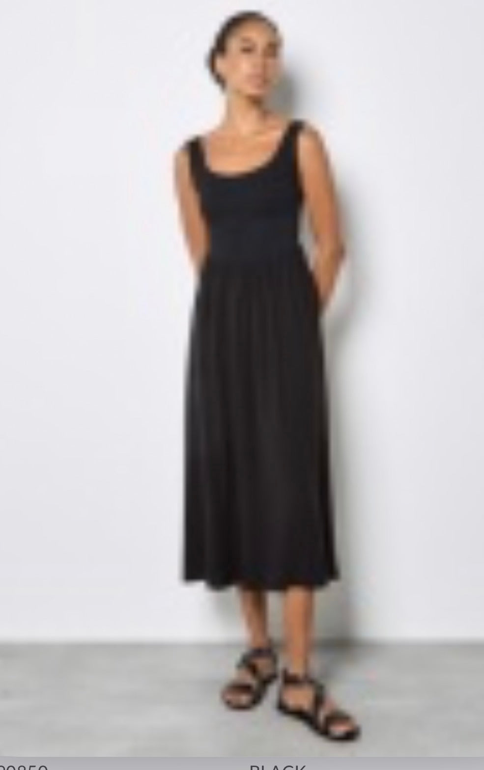 Apricot Corset Woven Skirt MIDI Dress