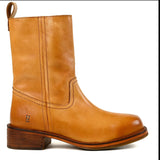 Roan Splitter Banana Tan Distressed Boot