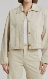 Oat Relaxed Whip Stitch Jacket