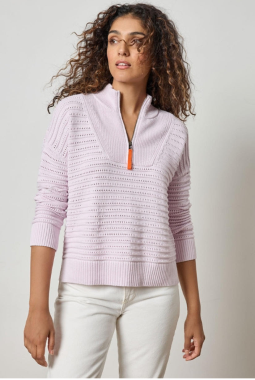 Lilla P Pointelle Sweater