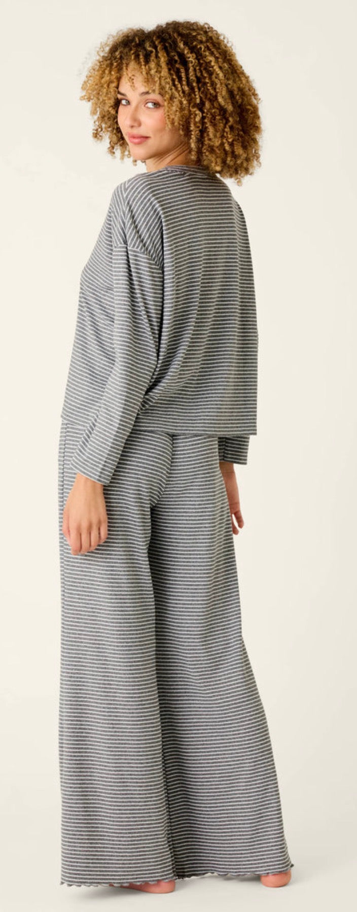 PJ Salvage Set Icon Stripes Dark Grey