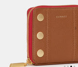Hammitt 5 north Mahgany pebble wallet