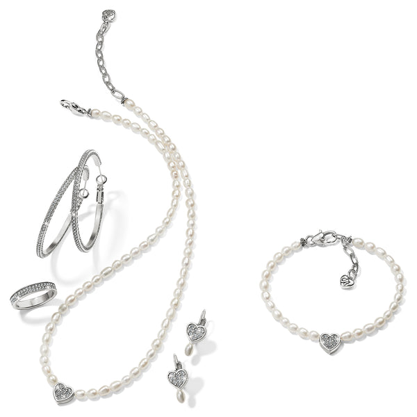 Brighton Meridian Zenith Heart Pearl Leverback Earrings
JA9271