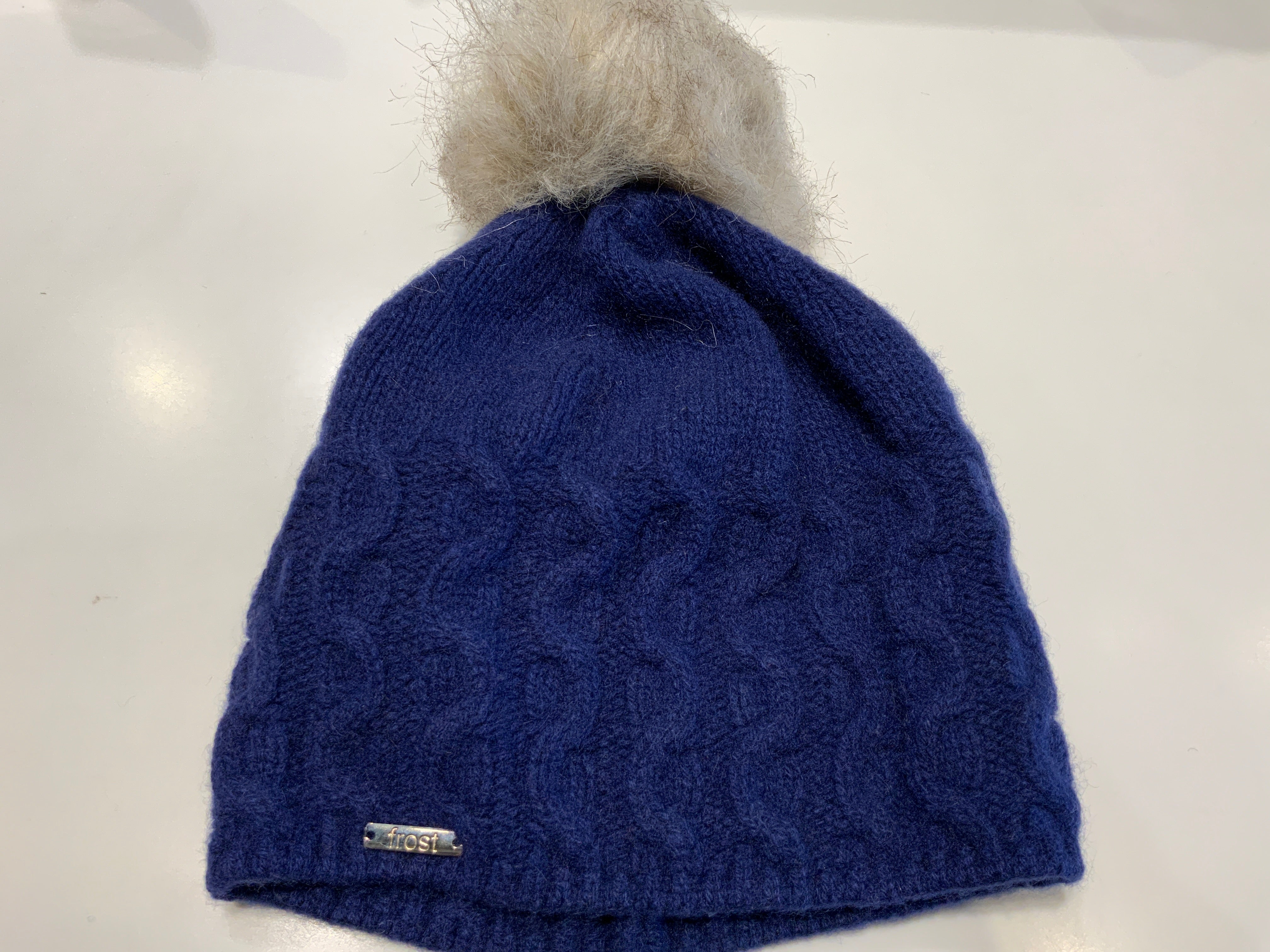 Frost Hats cashmere hat with faux Pom Pom
