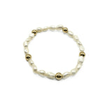 Erin Gray Baroque Pearl Statement Bracelet 6 mm 14k gold filled bracelet