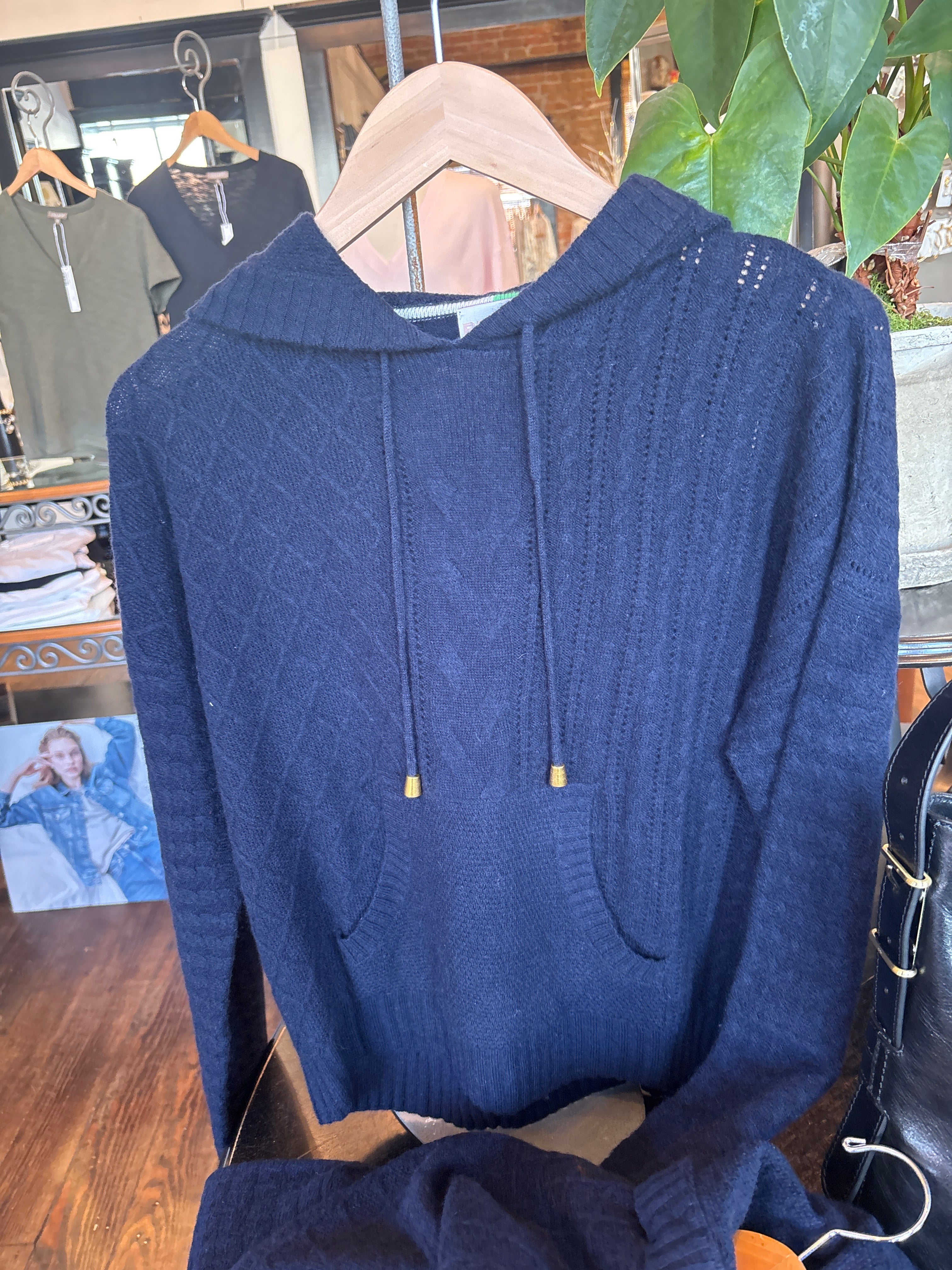 Brodie Midnight Cable Hoodie