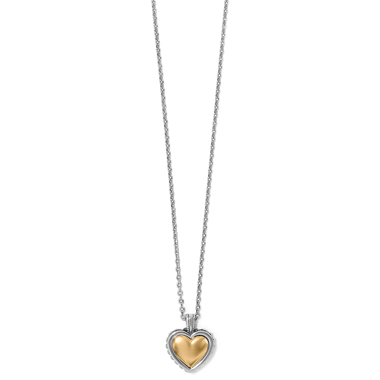 Brighton Pretty Tough Bold Heart Petite Necklace JM7472