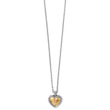Brighton Pretty Tough Bold Heart Petite Necklace JM7472