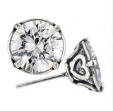 Brighton SIL/CZ Brilliance 9mm Post Earrings JE154C
